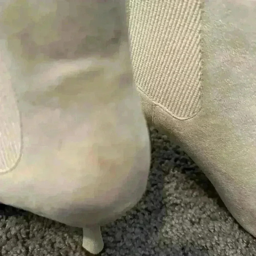 Journee Collection Ankle Bootie Ivory - Picture 3 of 6